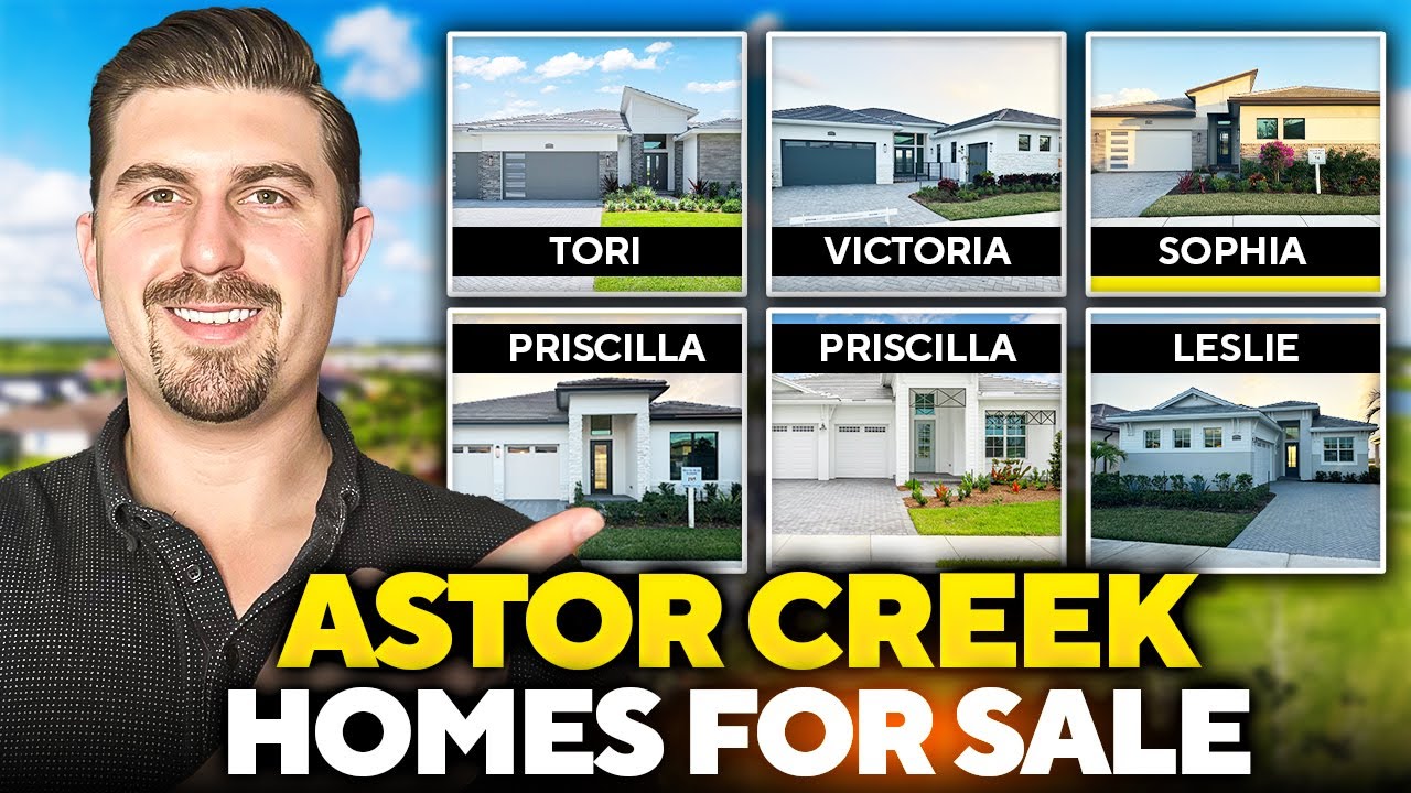 Touring 6 Beautiful Move-In Ready Homes in Port St. Lucie's Luxury Golf Community Astor Creek