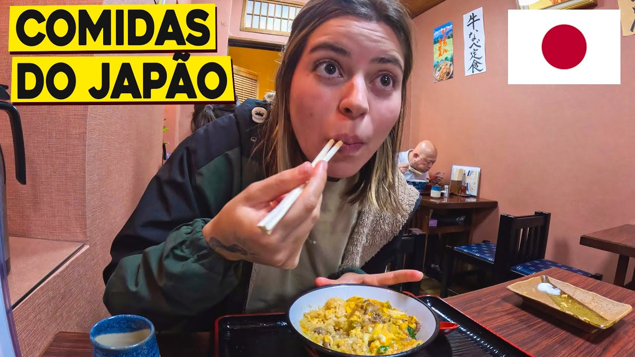 EXPERIMENTANDO AS MELHORES COMIDAS T&Iacute;PICAS DO JAP&Atilde;O