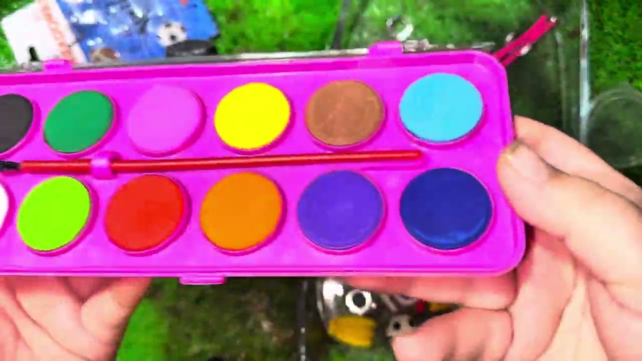 Satisfying asmr video | water 💦 colour & BorraDores Ereaser |@BeautyBurstStudio 