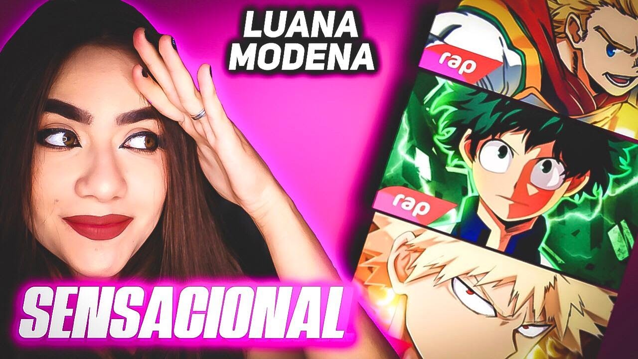 REACT 7 MINUTOZ - RAP DO MIDORIYA, BAKUGOU E MIRIO / Luana Modena