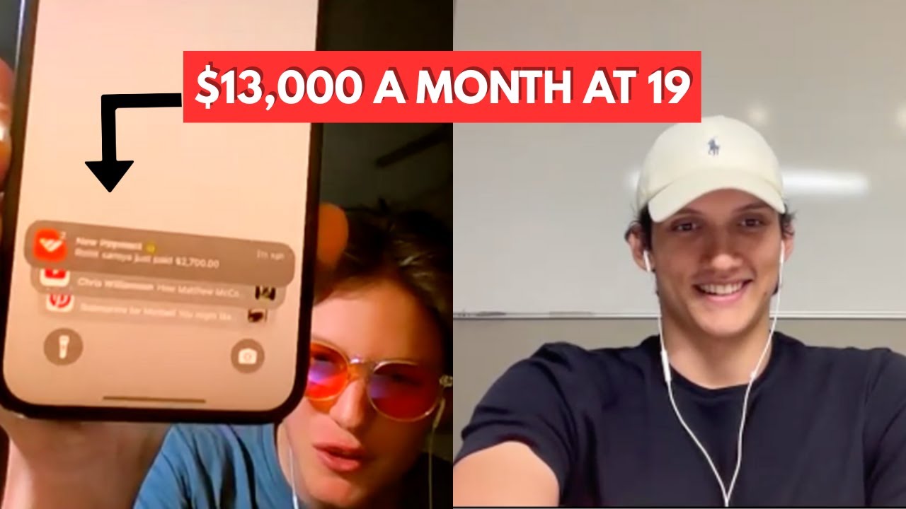 This 18y old made $13K/month with ONE client with Info Product Launches