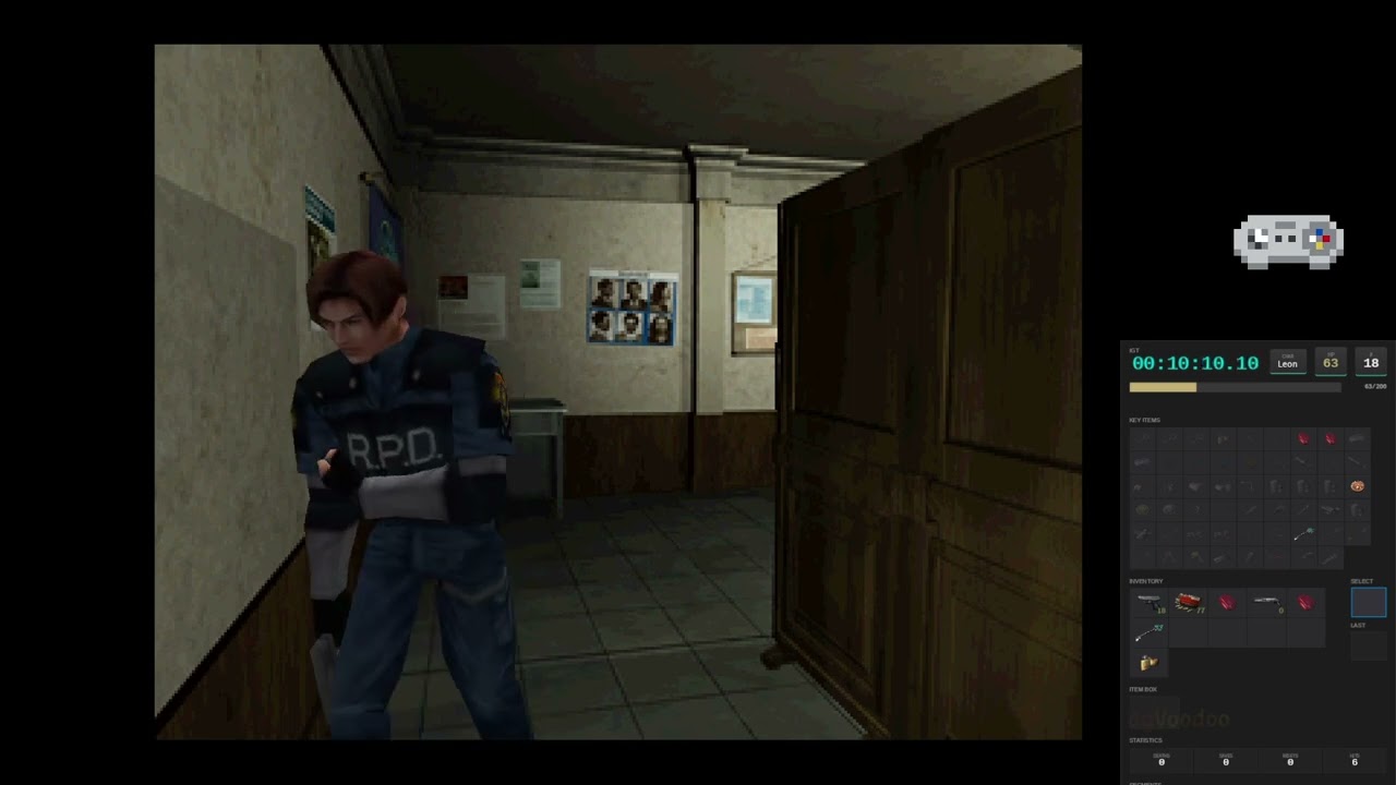 Resident Evil 2 (1998) - Leon A in 1h11m26s - S Rank, 0 saves