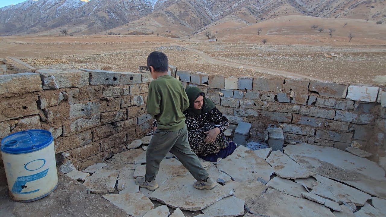 Cold yard floor, warm hearts: a widowed mother and her sons