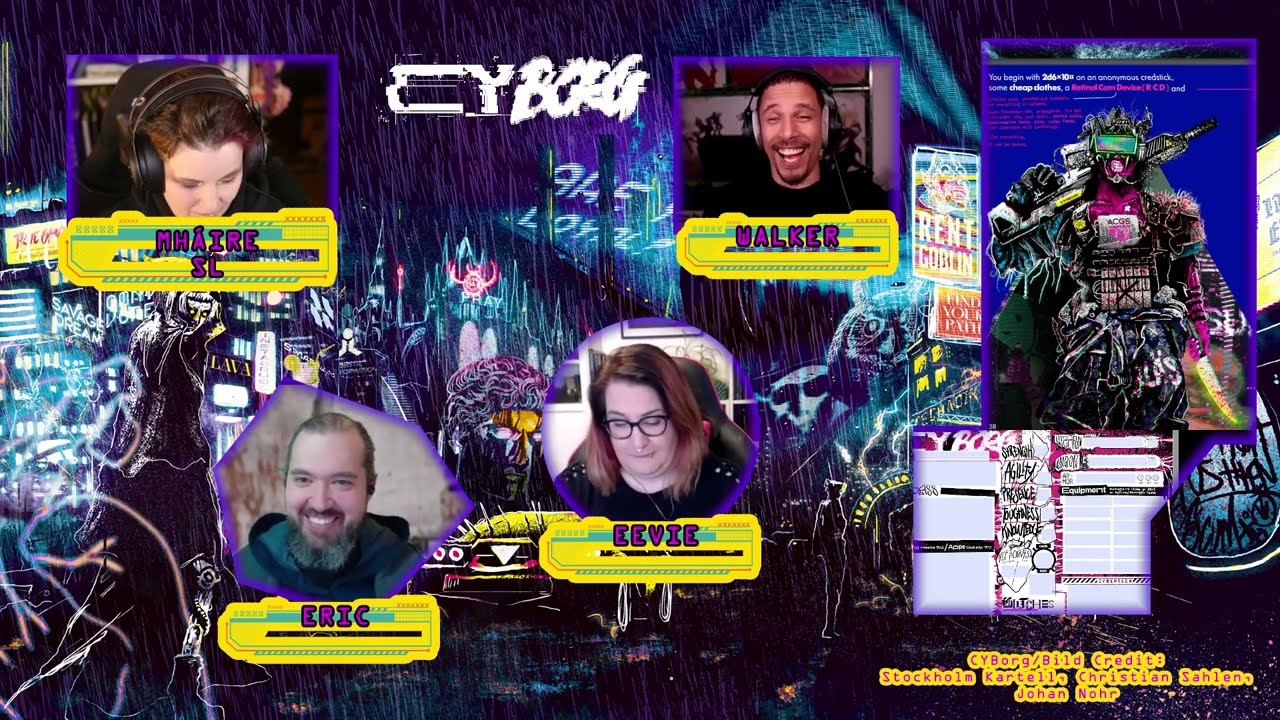 CY-Borg: Cyberpunk trifft Old School-Rollenspiel - Pen and Paper Let's Play