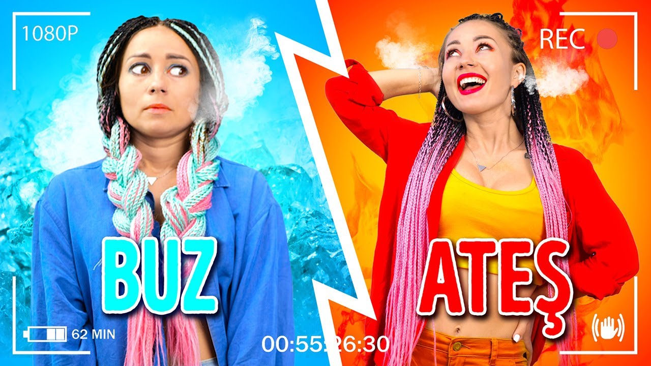 ATEŞ VE BUZUN D&Uuml;ELLOSU || La La D&uuml;nya&rsquo;dan Ateş Kız ve Buz Kızın M&uuml;zikali (Klip)