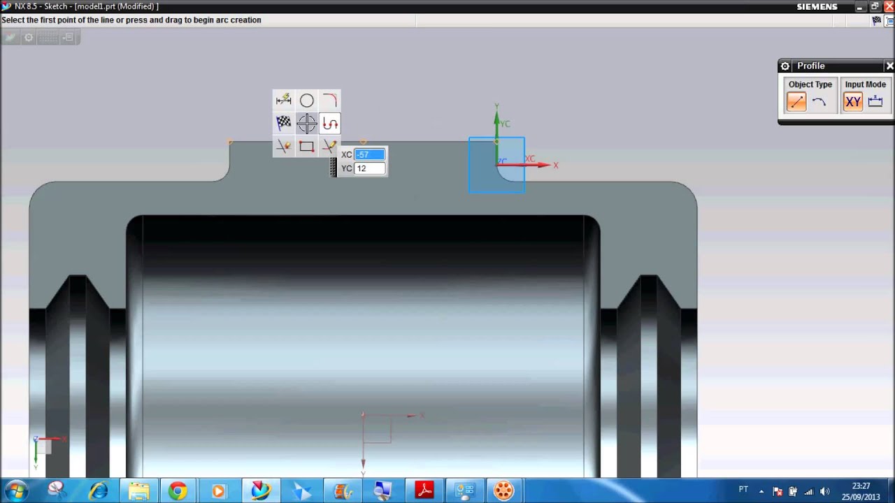 NX CAD - Tampa de Mancal