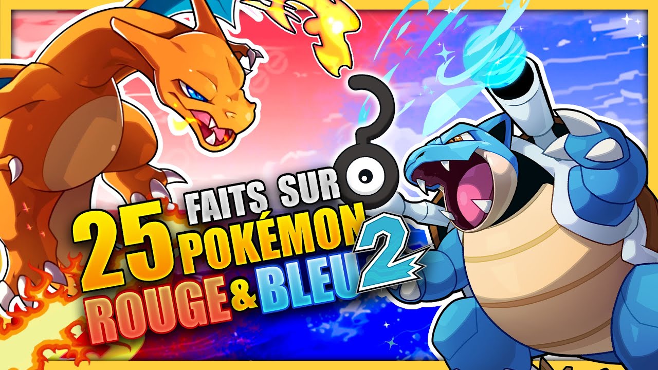 25 Faits Que Vous Ne Saviez Pas - Pokémon Rouge & Bleu 2