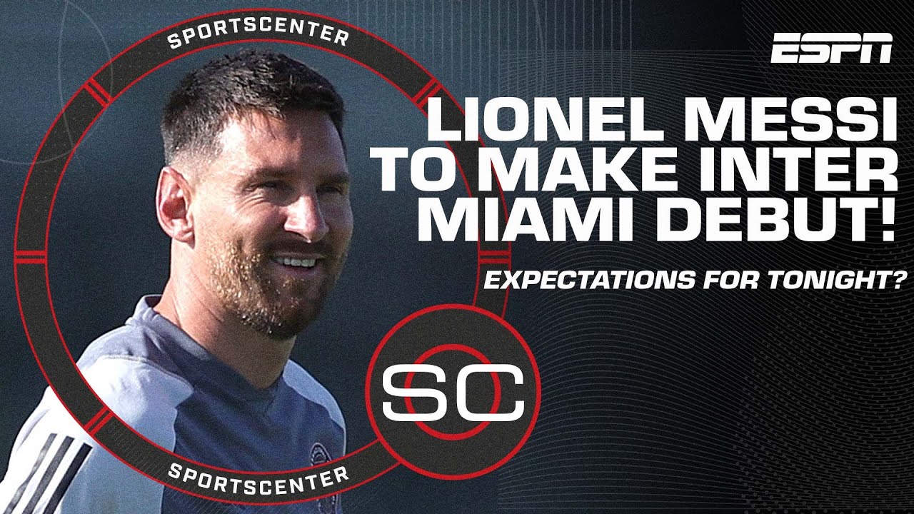 🚨 IT'S MESSI DAY! 🚨 Discussing expectations for Lionel Messi's Inter Miami debut | SportsCenter