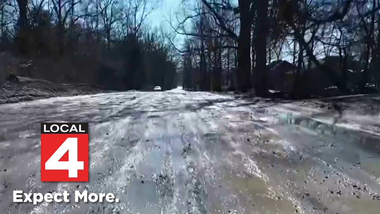 ‘Rollercoaster ride’: Parents say Oakland County potholes make trip to elementary school dangerous
