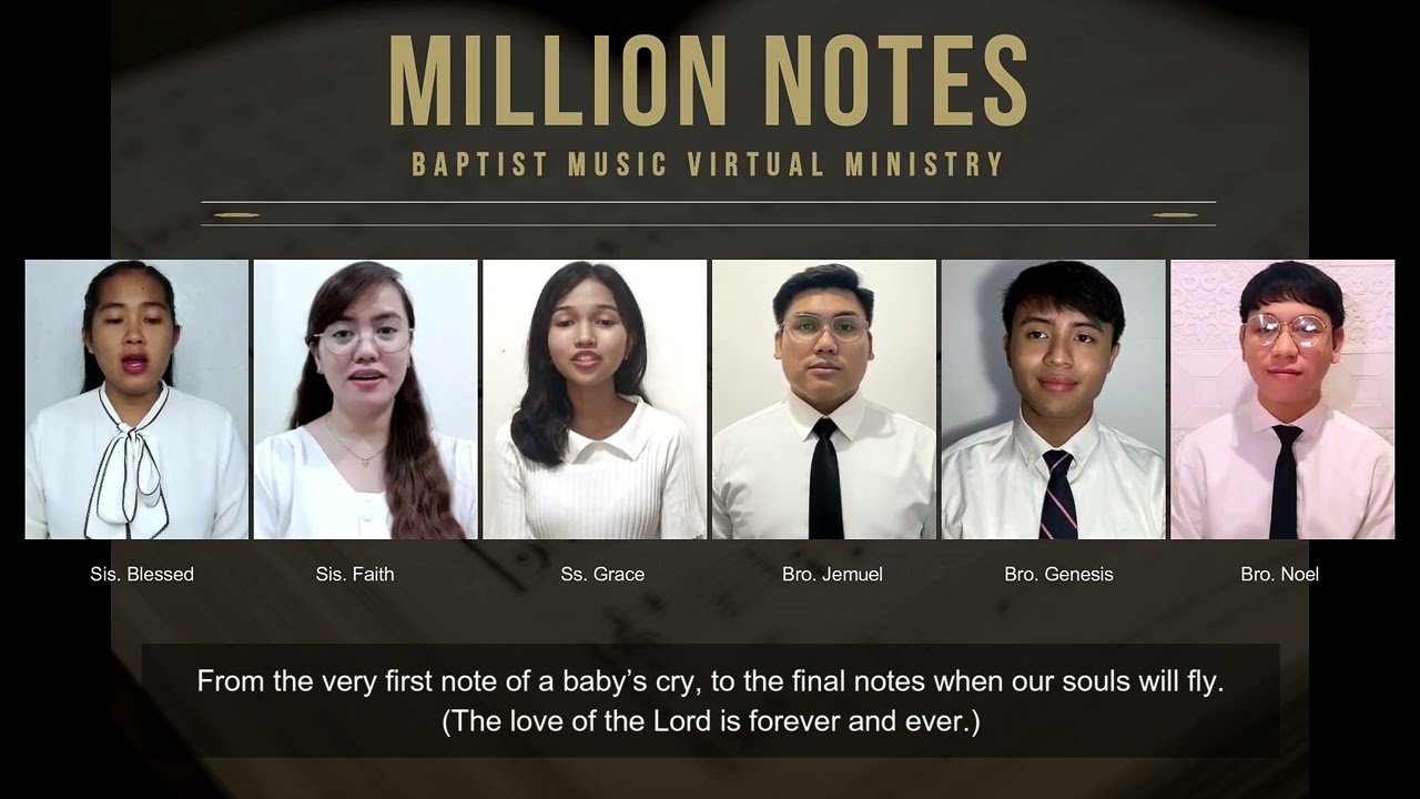 Million Notes | Baptist Music Virtual Ministry