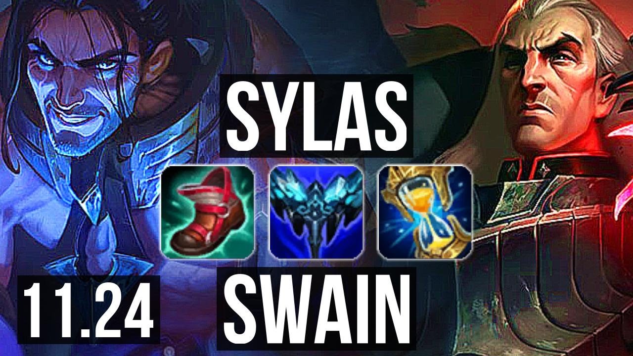 SYLAS vs SWAIN (MID) | 7 solo kills, 67% winrate | BR Grandmaster | 11.24