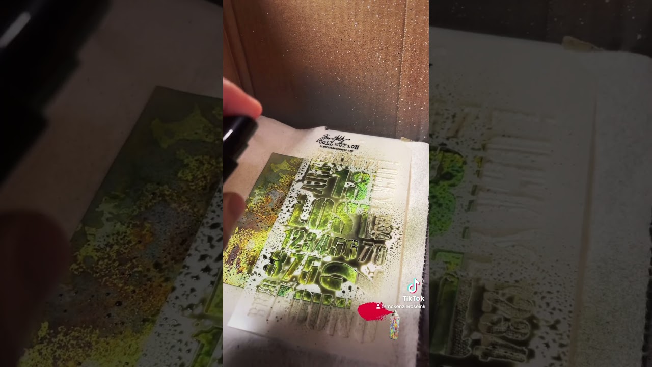 Tim Holtz Distress Ink Spray and splatter box 😍  #timholtz #timholtzdistressink #rangerink