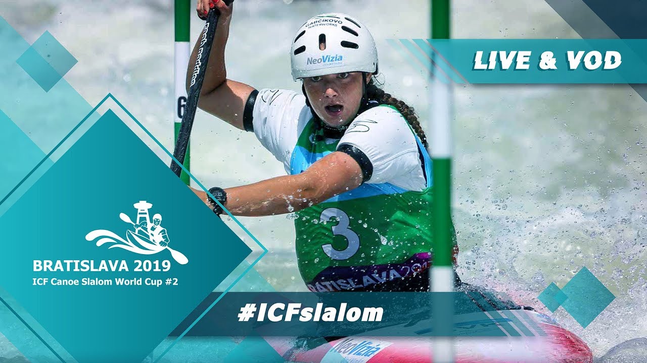 2019 ICF Canoe Slalom World Cup 2 Bratislava Slovakia / Heats – C1w, K1m