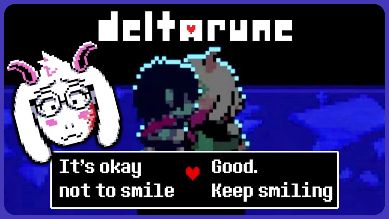 Telling Ralsei it's Ok to not smile vs Keep smiling - Deltarune Chapter 4