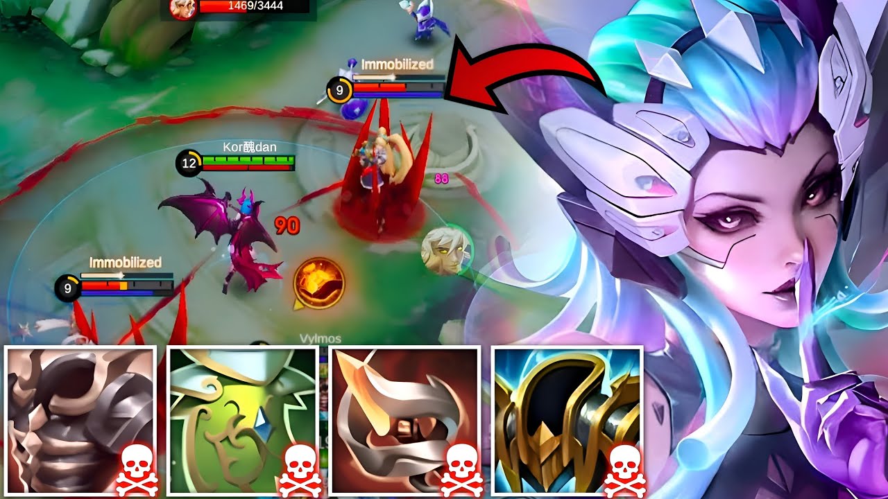 Alice but I only ult this poor Dyrroth the ENTIRE game... (Enemy Dyrroth RAGES)