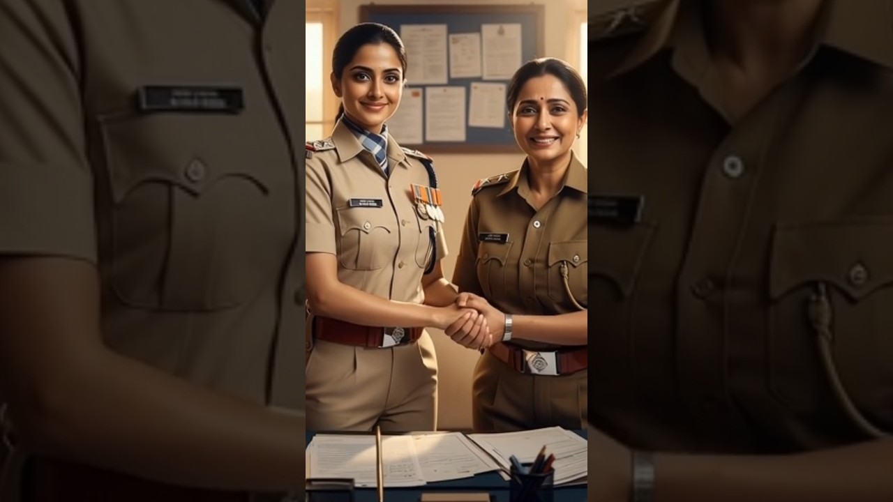 आई पोलिस होती -मुलगी IPS झाली -