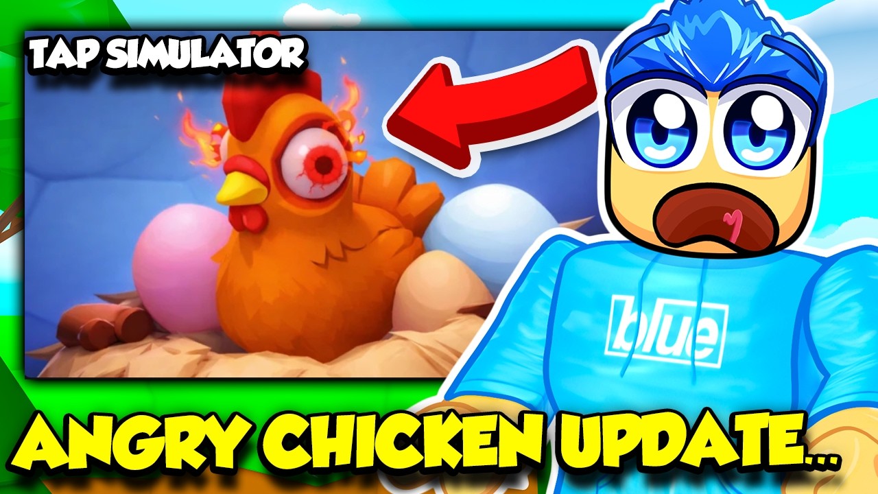 ANGRY CHICKEN UPDATE IN TAP SIMULATOR! (ADMIN ABUSE?)