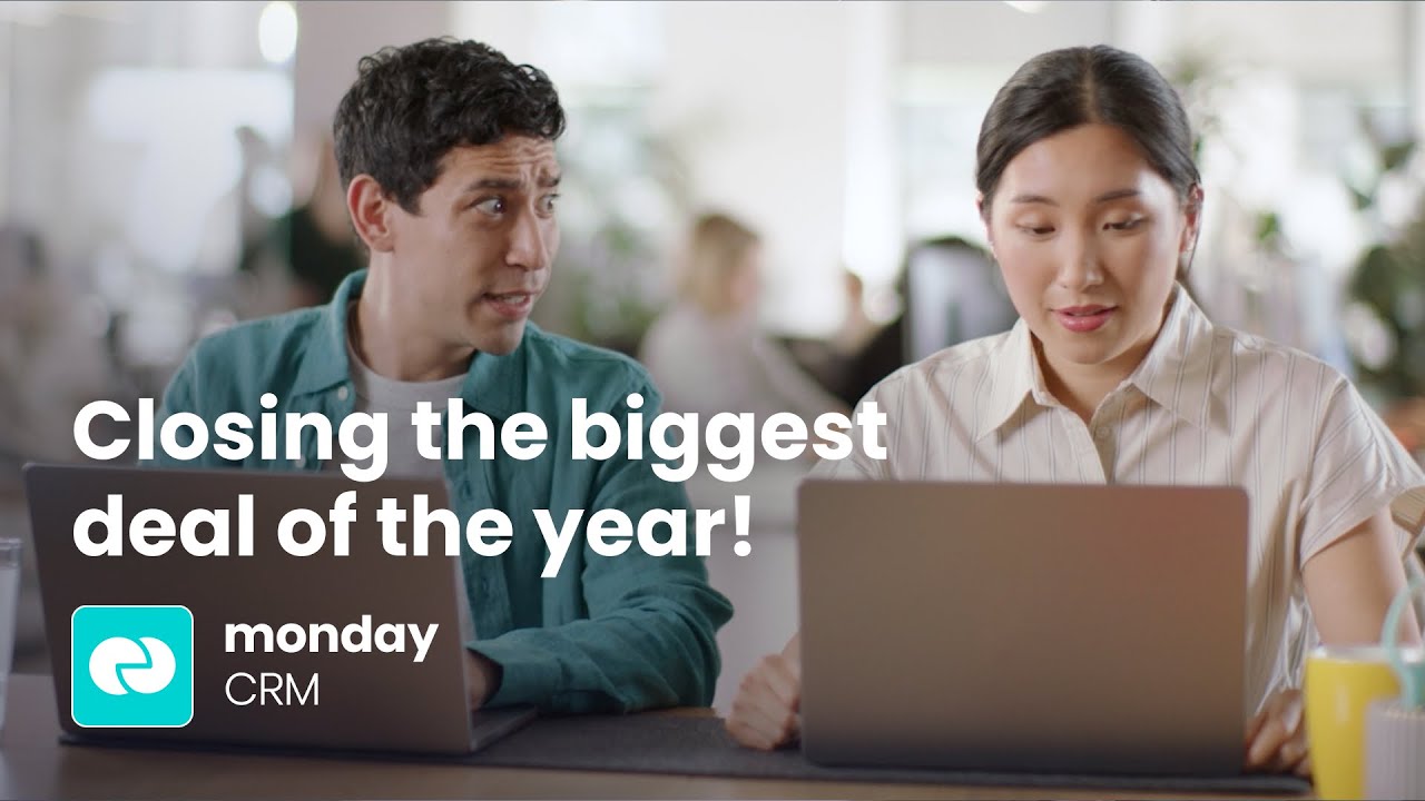 monday CRM’s AI does all the manual work that stops you from selling. You. Just. Close.