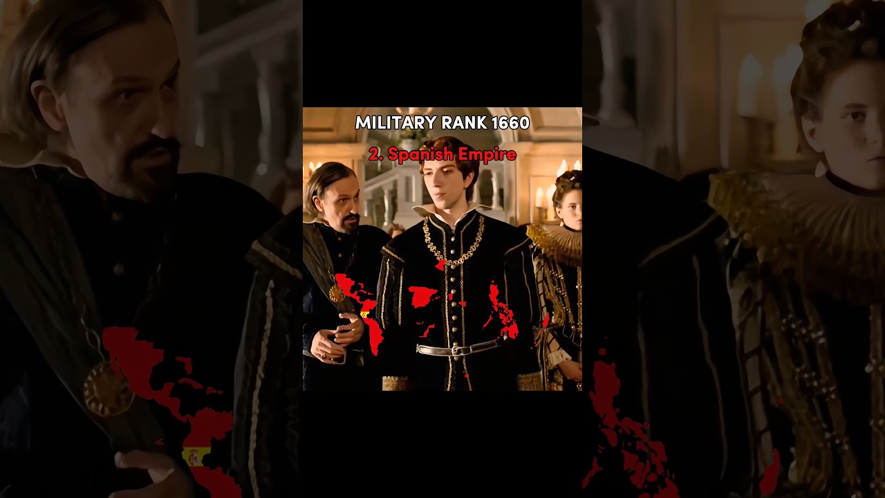Countries Military Rank in 1660 #ranking #military #world #shorts
