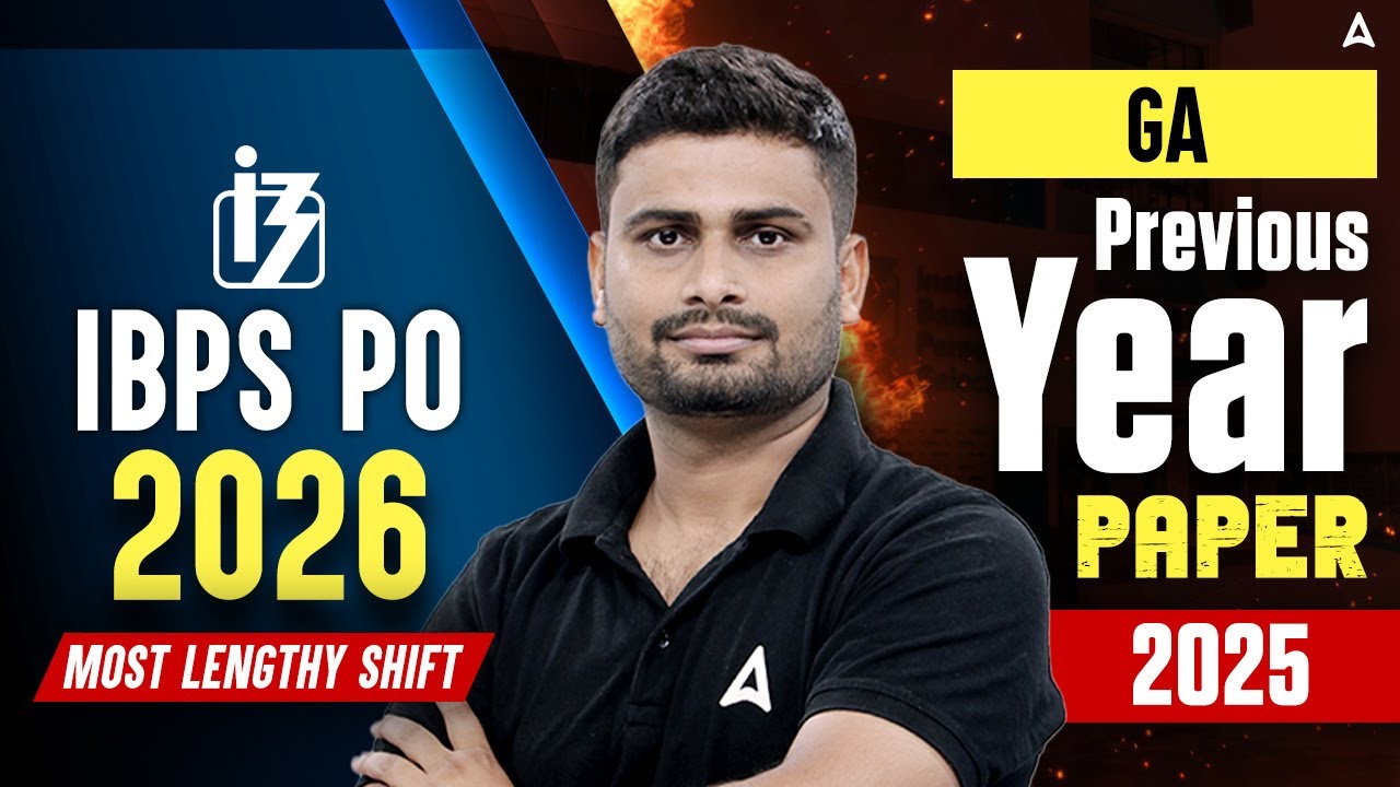 IBPS PO 2026 GA | GA Previous Year Paper 2025 | Complete Paper Analysis By Vaibhav Sir