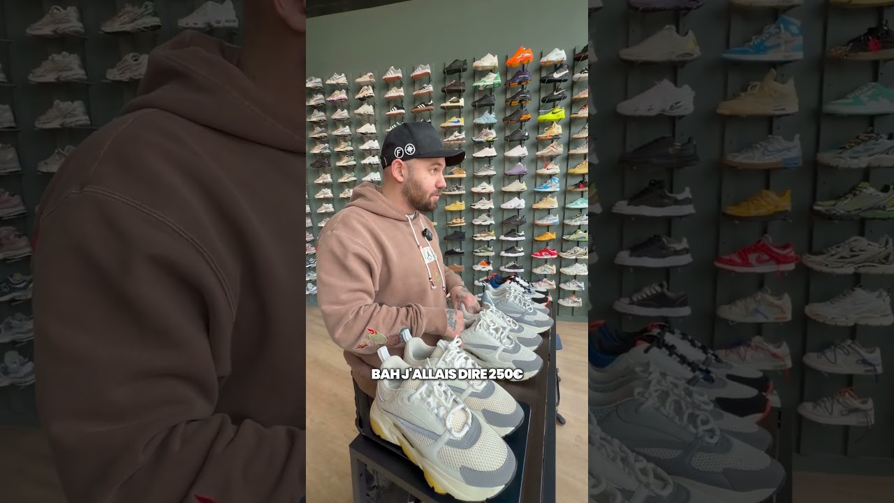 Il est revenu avec une valise remplie de Dior !  #sneakers #rachat #sneakersaddict