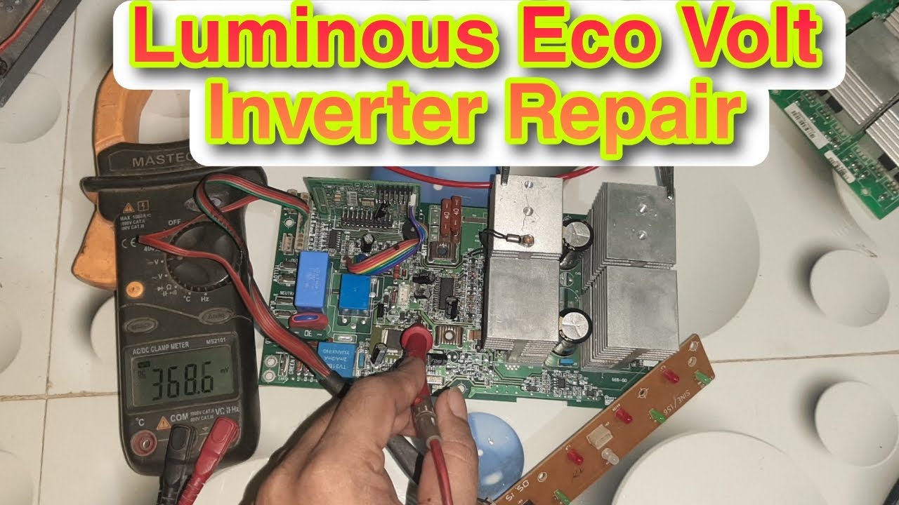 Luminous Eco Volt Inverter Control Card details. || Luminous eco volt all light blinking.
