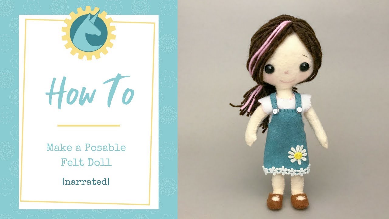 DIY Posable Felt Doll [narrated]