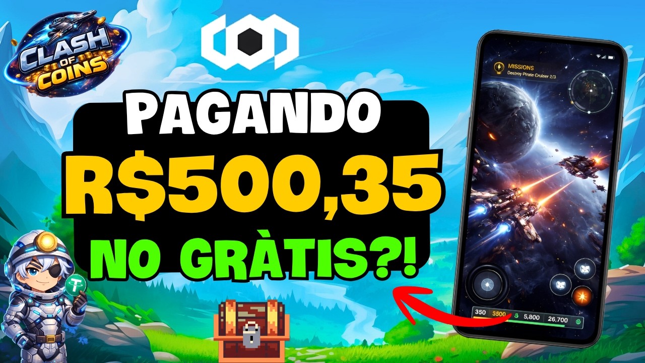 🍀 JOGO NFT GR&Aacute;TIS MOBILE MMORPG ! Como INICIAR no CLASH OF COINS (FREE TO PLAY)
