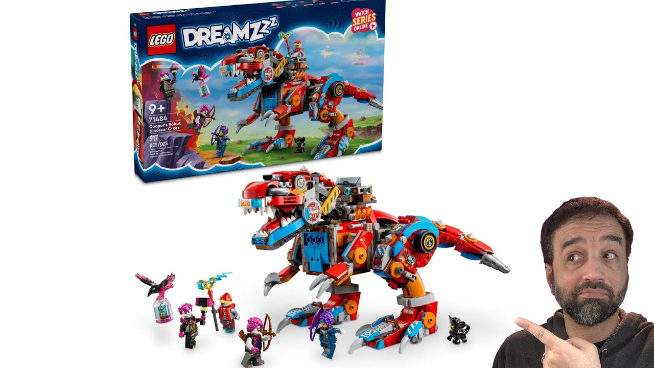 Ещё больше больших наборов LEGO Dreamzzz! Робо-динозавр, боевой робот 3-в-1 и &laquo;Ведьмин ворон&raquo; (71...