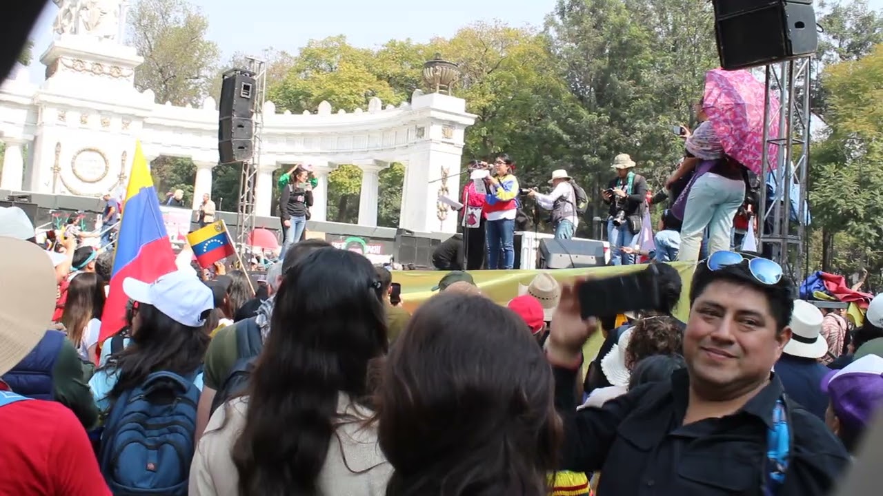 Mitin en pro de Venezuela por agresión EUA