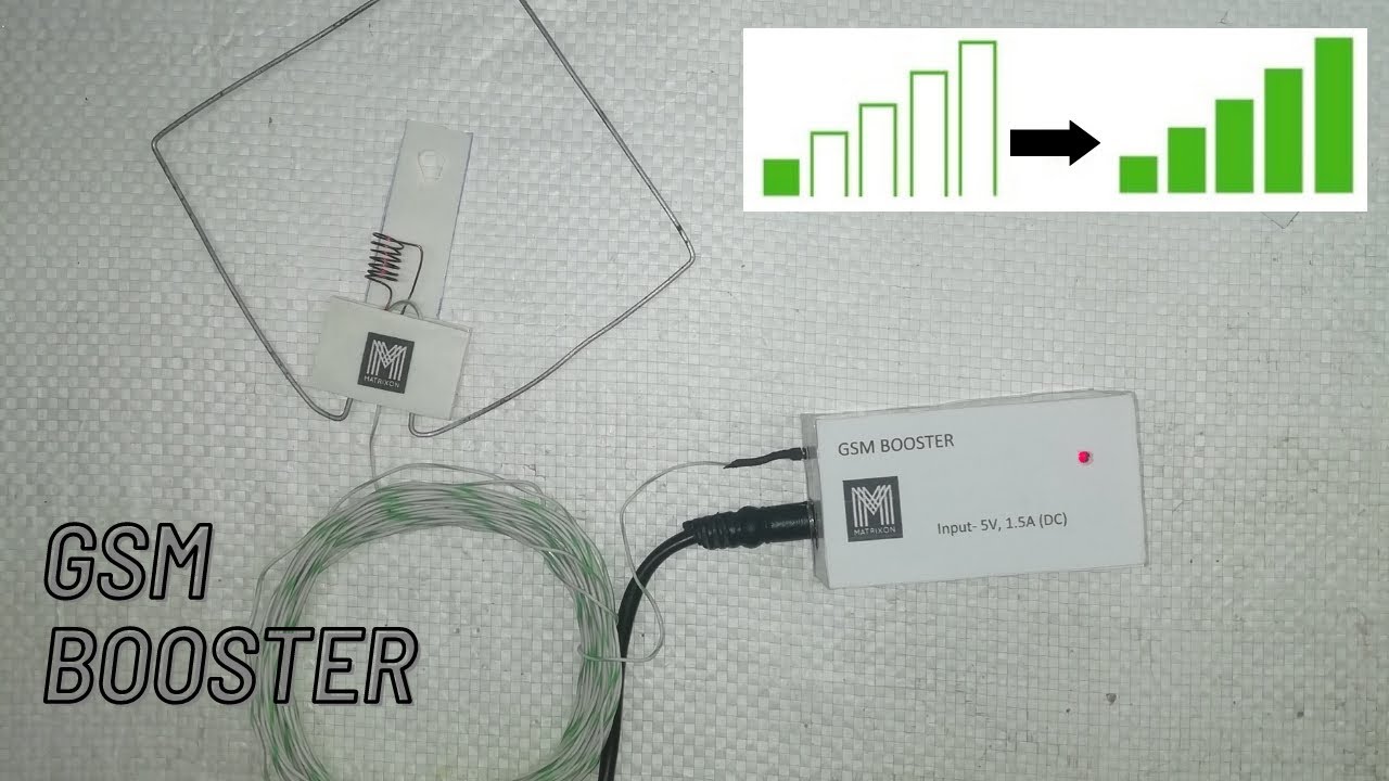 How to make a Signal Booster | GSM booster | Mobile signal Booster