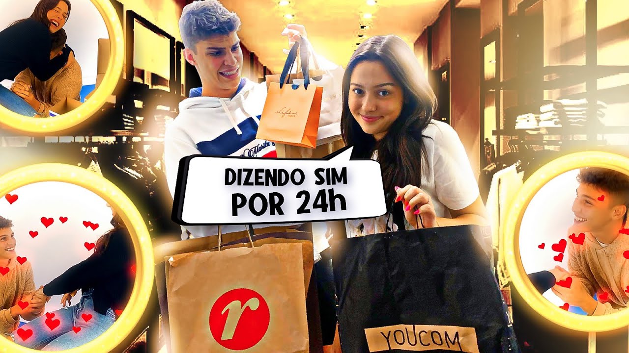 ELE PASSOU MUITA VERGONHA (Ele disse sim por 24 horas) #DizendoSim