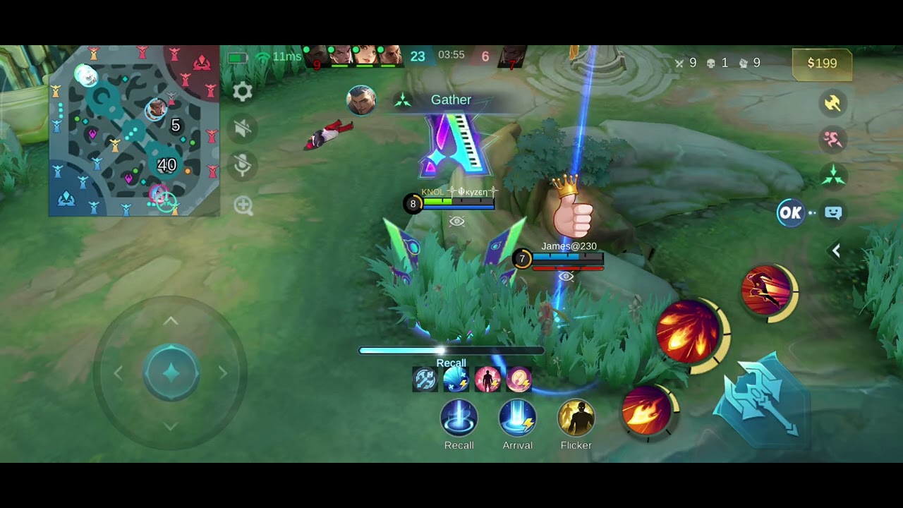 Gusion gameplay mlbb# overdrive mlbbcreator#