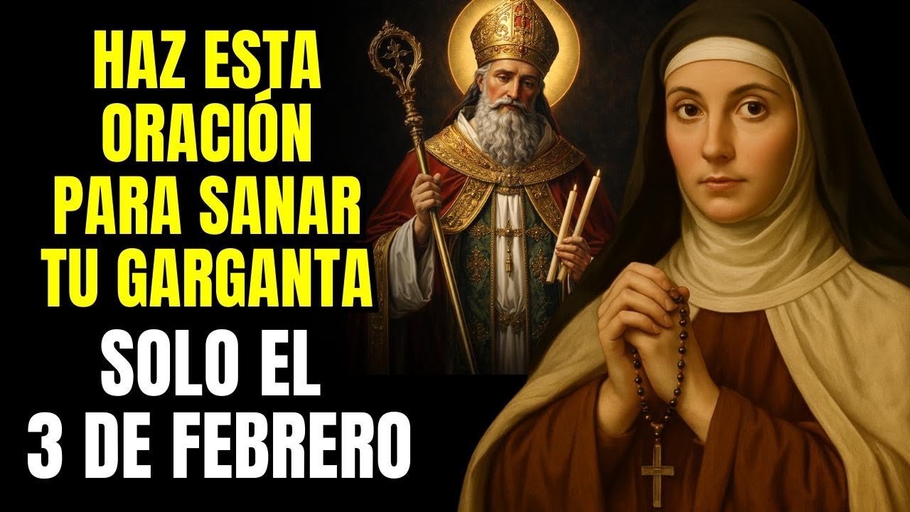 SANTA TERESA REVELA: EL MILAGRO DE SAN BLAS PARA SANAR TU GARGANTA, SOLO EL 3 DE FEBRERO