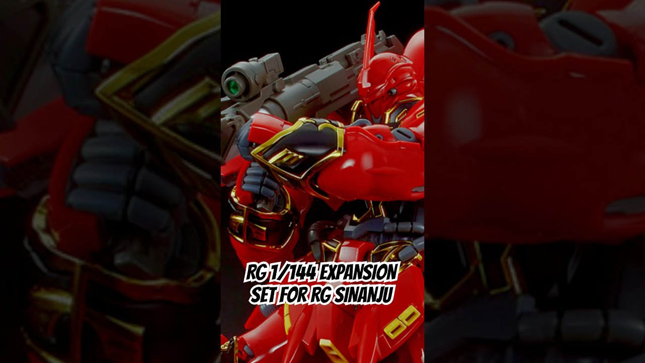 RG 1/144 EXPANSION SET for RG SINANJU #gundamunicorn #gunpla #pbandai #modelkit #sinanju
