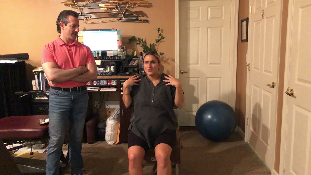 Chiropractic Adjustment - 40 Weeks Pregnant - Gonstead - 2nd Baby and video - Adjustment & chit chat