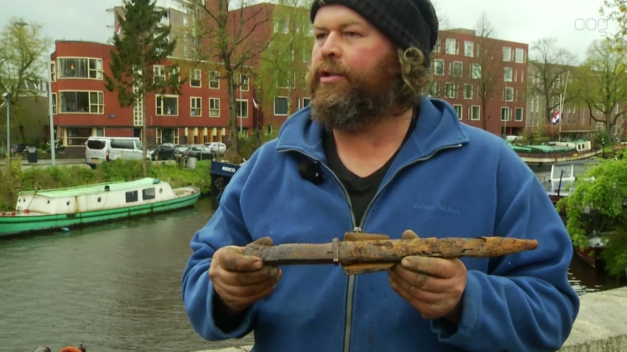 Groninger magneetvisser vindt oude antitankmijn