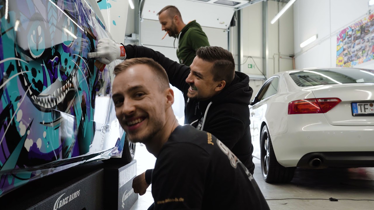 Audi S5 Digitaldruck und die ersten Ferraris sind da #lackschutz PPF
