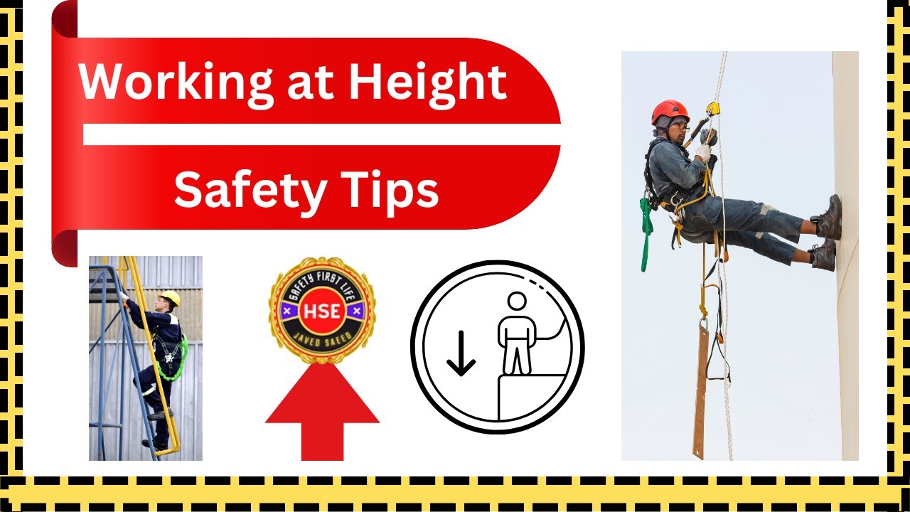 Work at height Safety | How to prevent falling accidents #safetyfirstlife