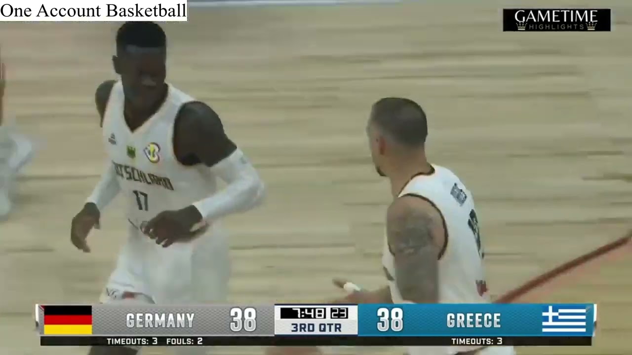 Dennis Schroder and Daniel Theis highlights in Germany vs Greece Game