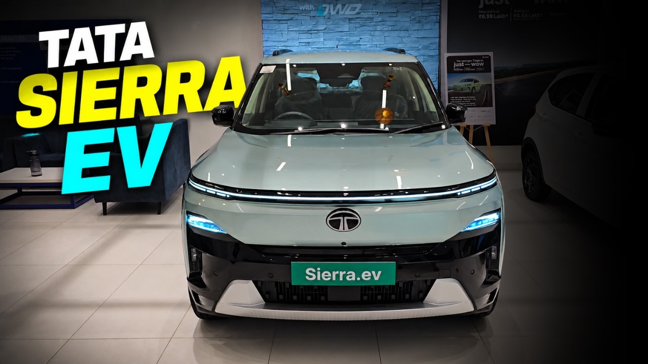Tata Sierra EV &mdash; самый впечатляющий электромобиль Tata | Комплектация Empowered | Все подробности...