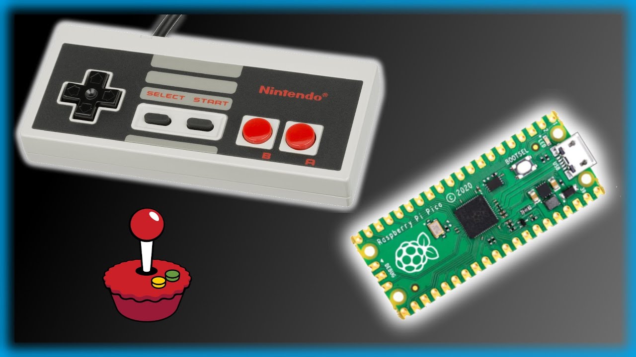 Клавиатура и геймпад Raspberry Pi Pico HID с контроллером NES!