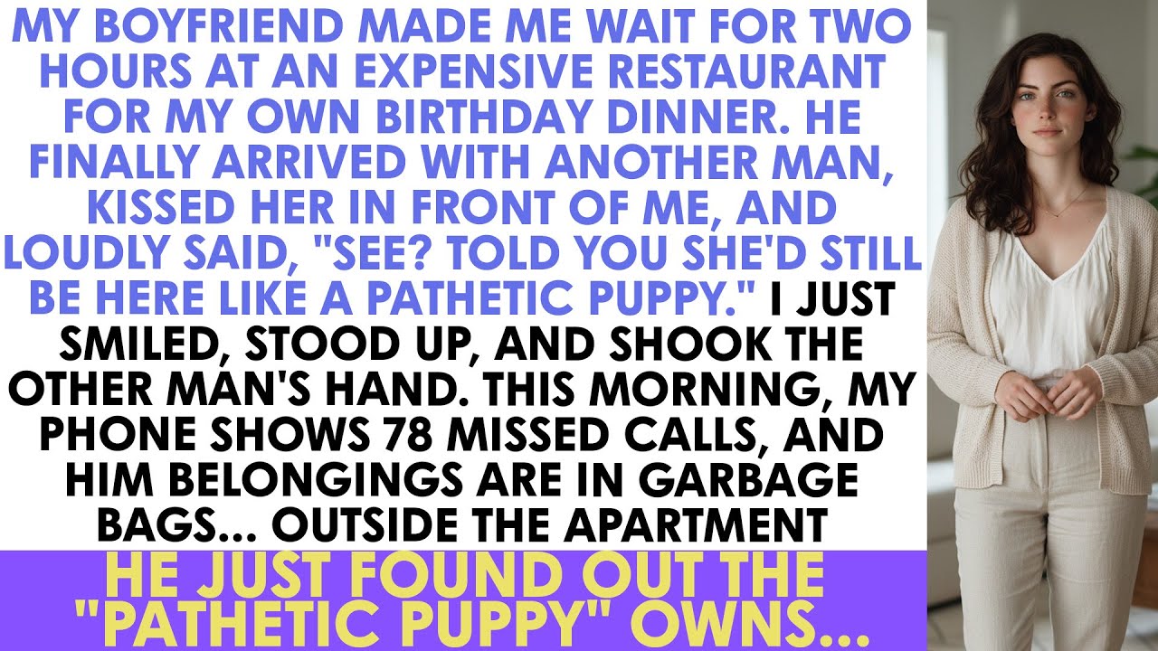 My Boyfriend Made Me Wait For Two Hours At An Expensive Restaurant For My Own Birth...