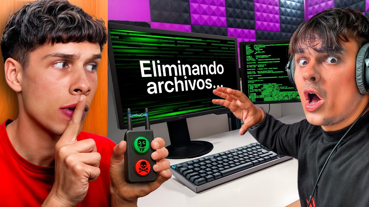 Me ESCONDÍ en la CASA de Mi AMIGO en la VIDA REAL para Hackearle