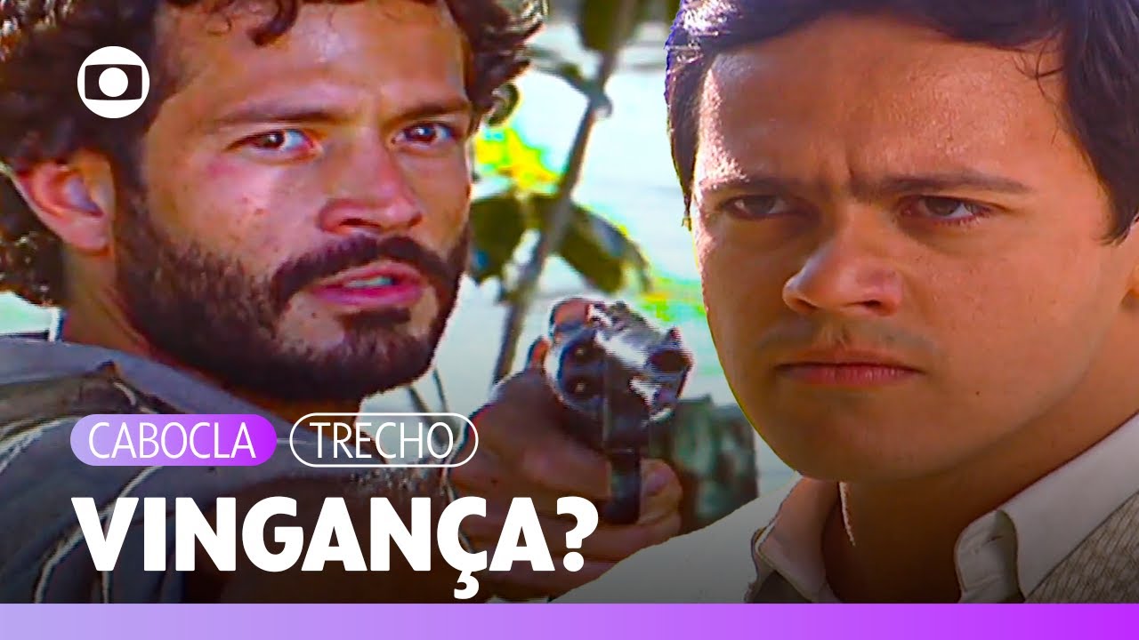 Tobias briga com Neco, tira arma e o amea&ccedil;a! | Cabocla | TV Globo