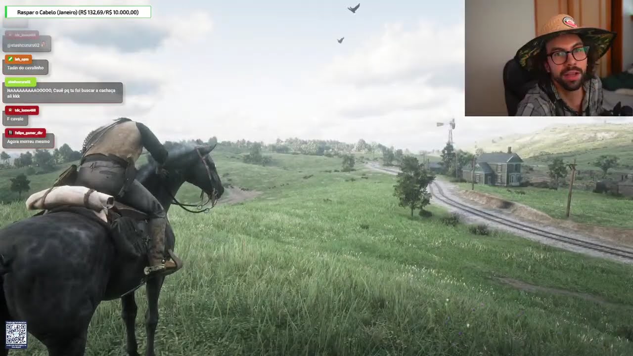 20/365 🤙🏻💛 RED DEAD REDEMPTION RETA FINAL 65% COMPLETO 🤙🏻💛 Live Não Acaba Até ZERAR!! PARTE 3