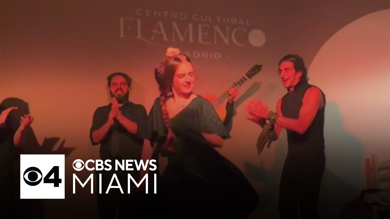 CBS Miami's Mike Cugno gets a lesson in the Spanish dance of Flamenco
