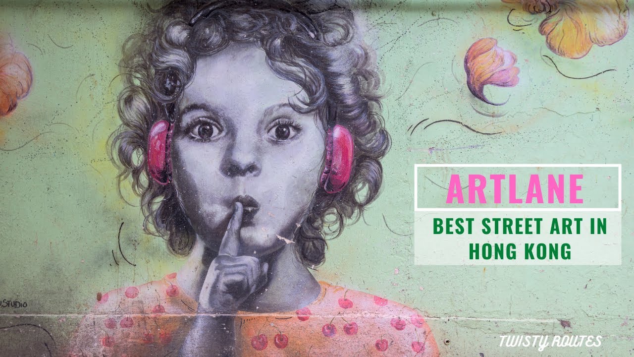Exploring Street Art in Hong Kong | Walkthrough ArtLane | 4K | 西營盤