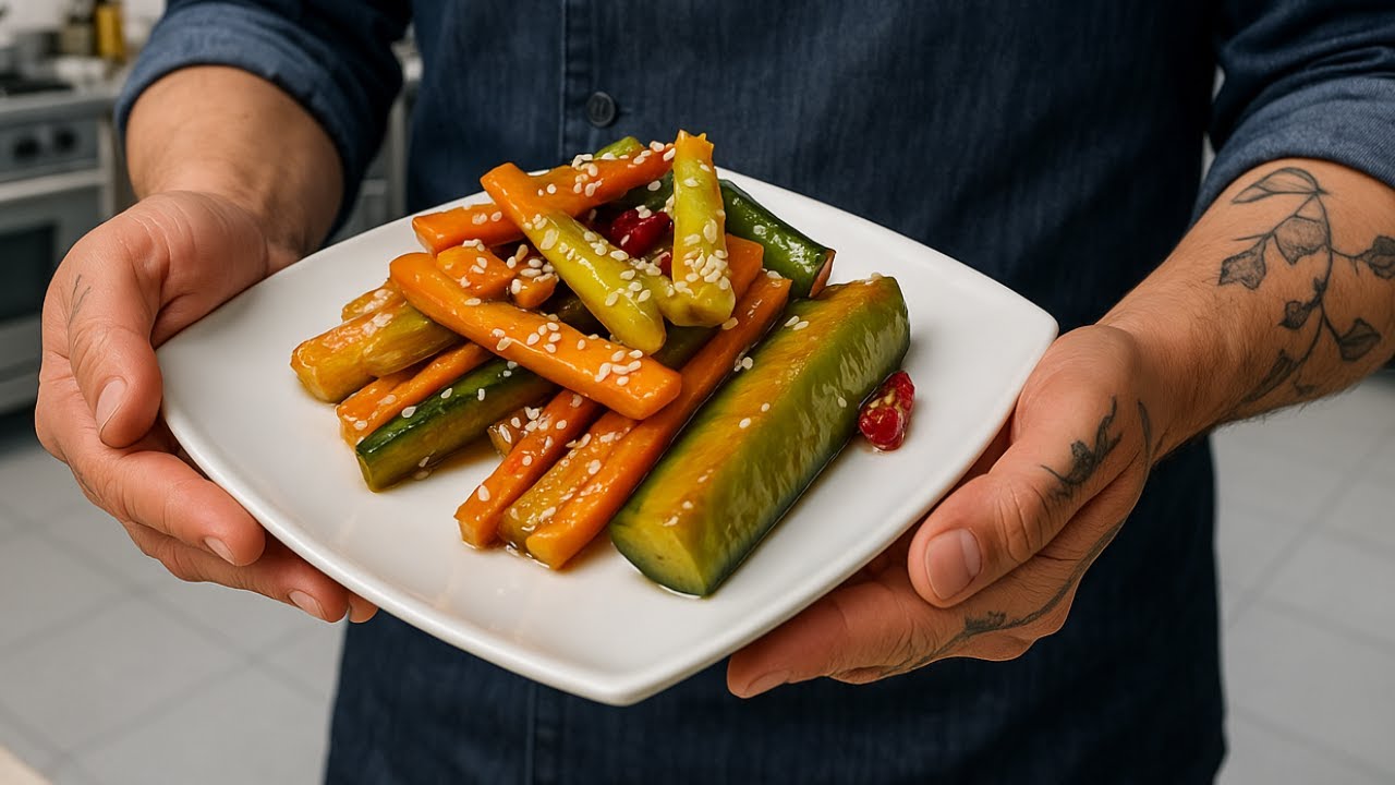 Conserva Japonesa Crocante de Legumes no Missô