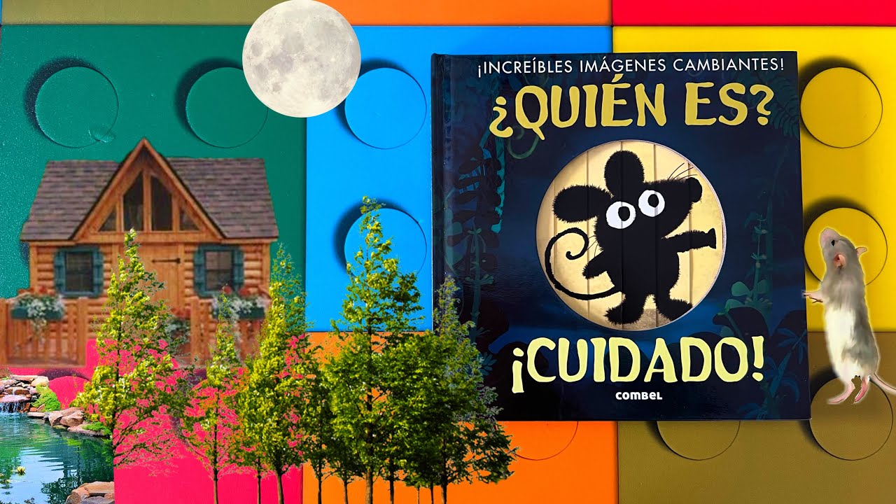 Cuentos infantiles en español; ¿Quien es? ¡CUIDADO! libro infantil en español